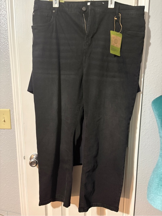 Serra Denim - Serra Black High-Rise Straight Leg Jeans with Tag sz XL